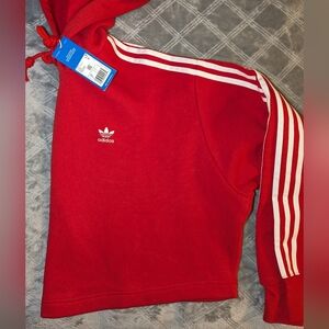 Adidas Plus Size Cropped Hoodie